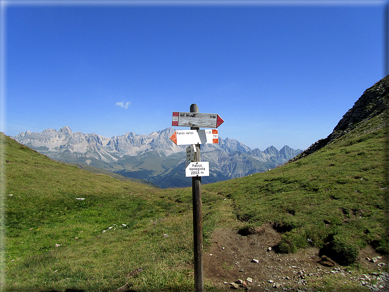 foto Passo Valles, Cima Mulaz, Passo Rolle